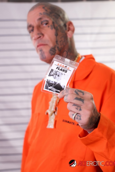 Альтернативный эротический Тюремный Фетиш Татуировка блондинки 8