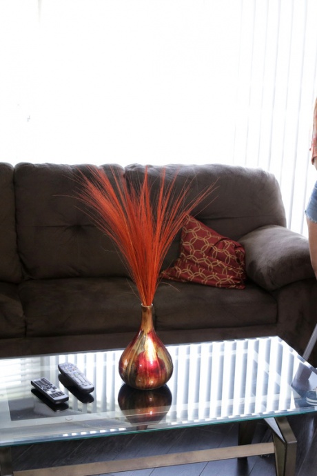 Грудастая брюнетка Сирен Демер щеголяет спермой после траха с подглядывающим томом Кремовый пирог 1